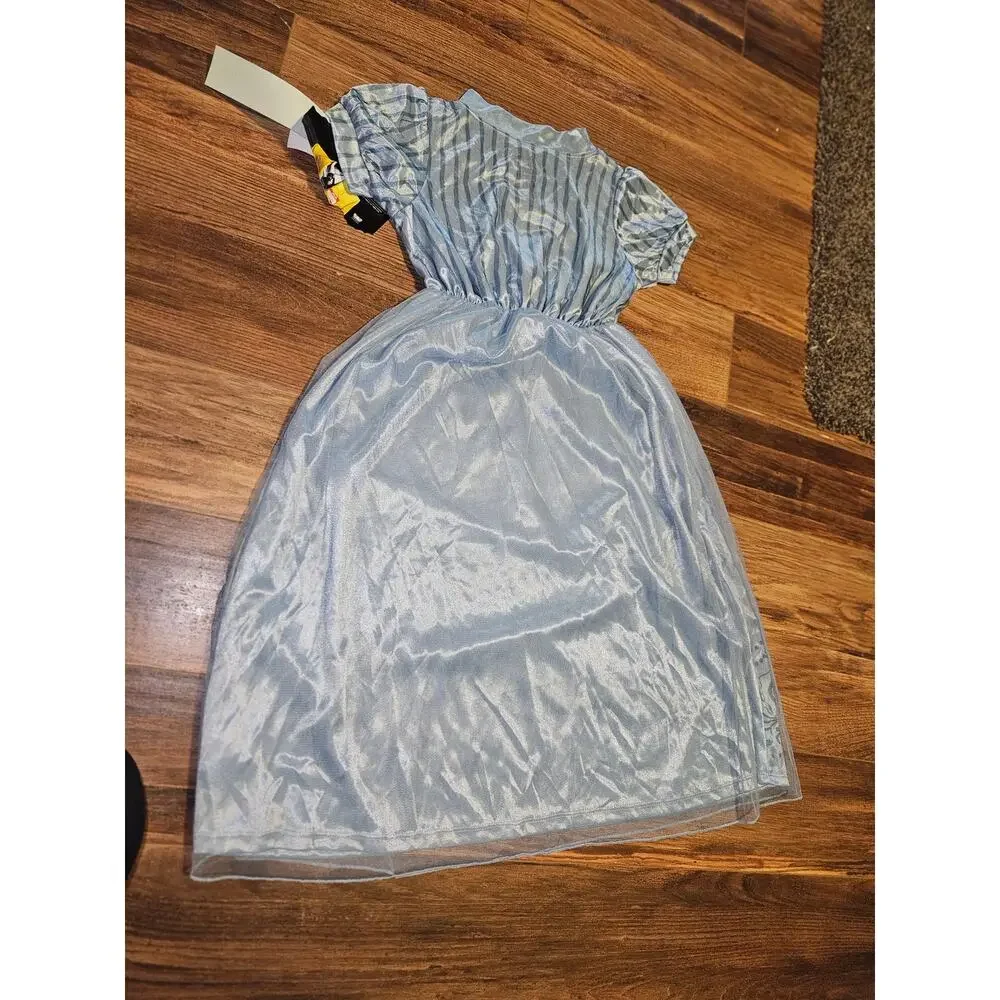 Girls' Beetlejuice Astrid Dress-Up NightGown - Blue Size XS NWT